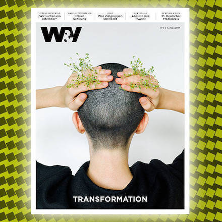 Magazincover mit dem Schwerpunktthema Transformation